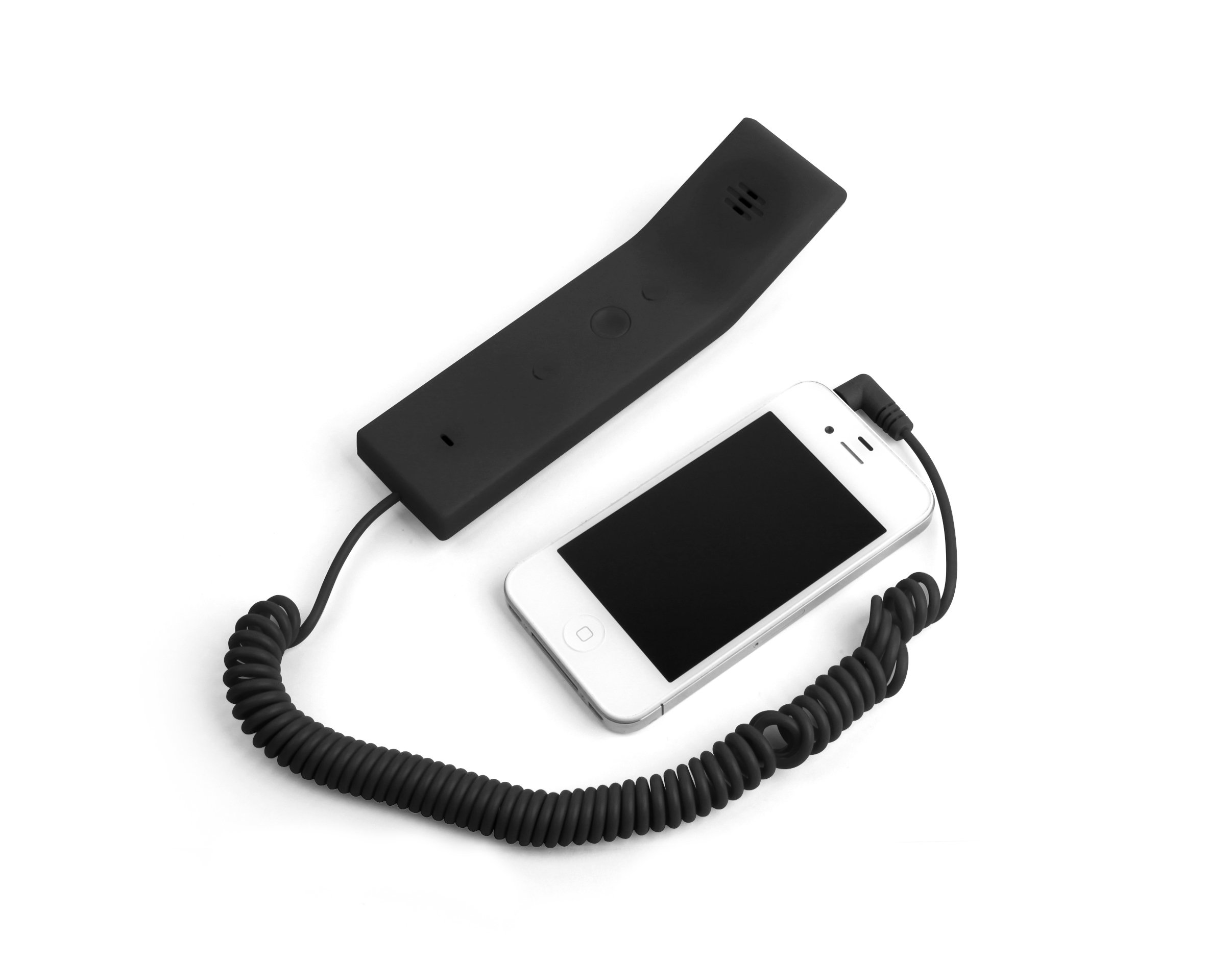 Kikkerland US32-BK Wired Mobile Phone Handset - Wired Headsets - Retail Packaging - Black