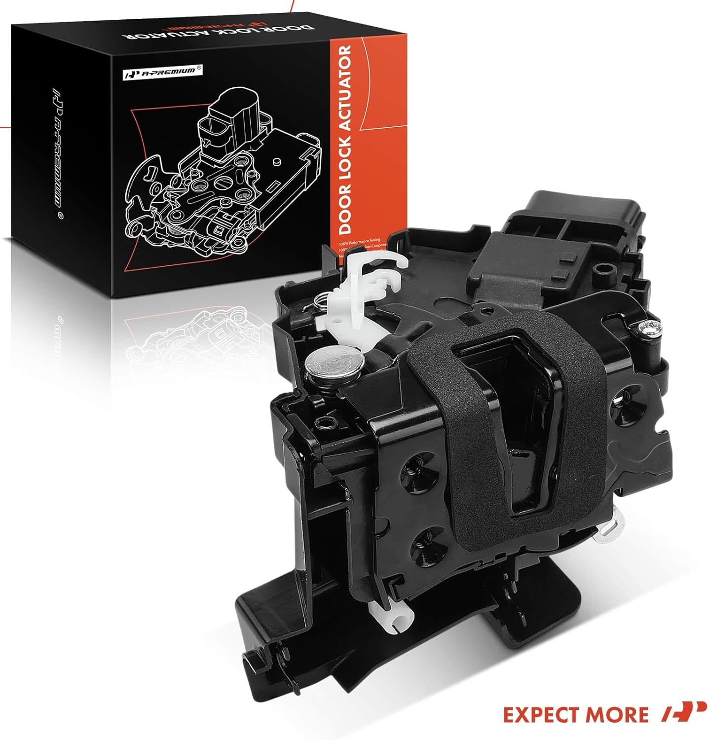 A-Premium Front Left Driver Side Door Lock Actuator Compatible with Volvo XC60 2010-2017, S40 2005-2011, S80 2007-2016, XC70 2008-2016, C70 2006-2013, C30 2007-2013, V50 2007-2011, V70 2008-2010