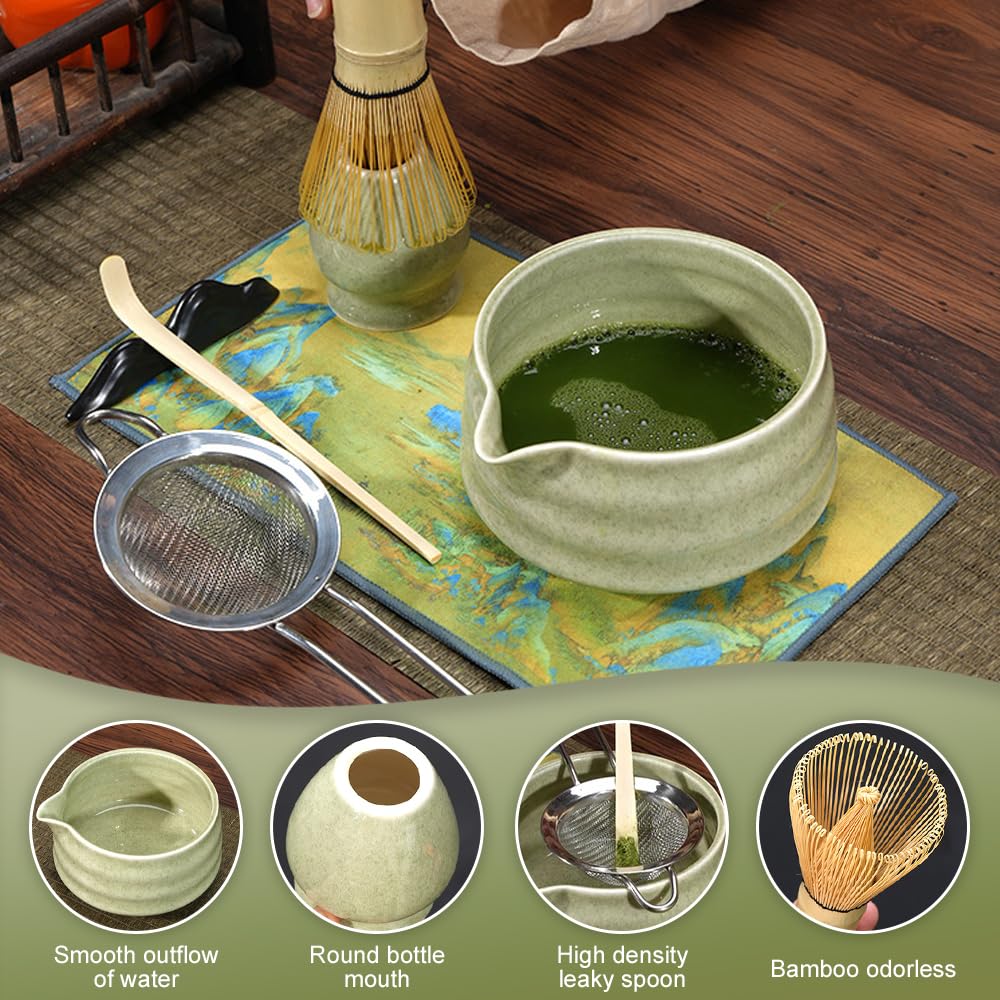 Inovra - Bamboe Klop Matcha Borstel voor het maken en roeren van Matcha Thee Inovra - Bamboe Klop Matcha Borstel voor het maken en roeren van Matcha Thee