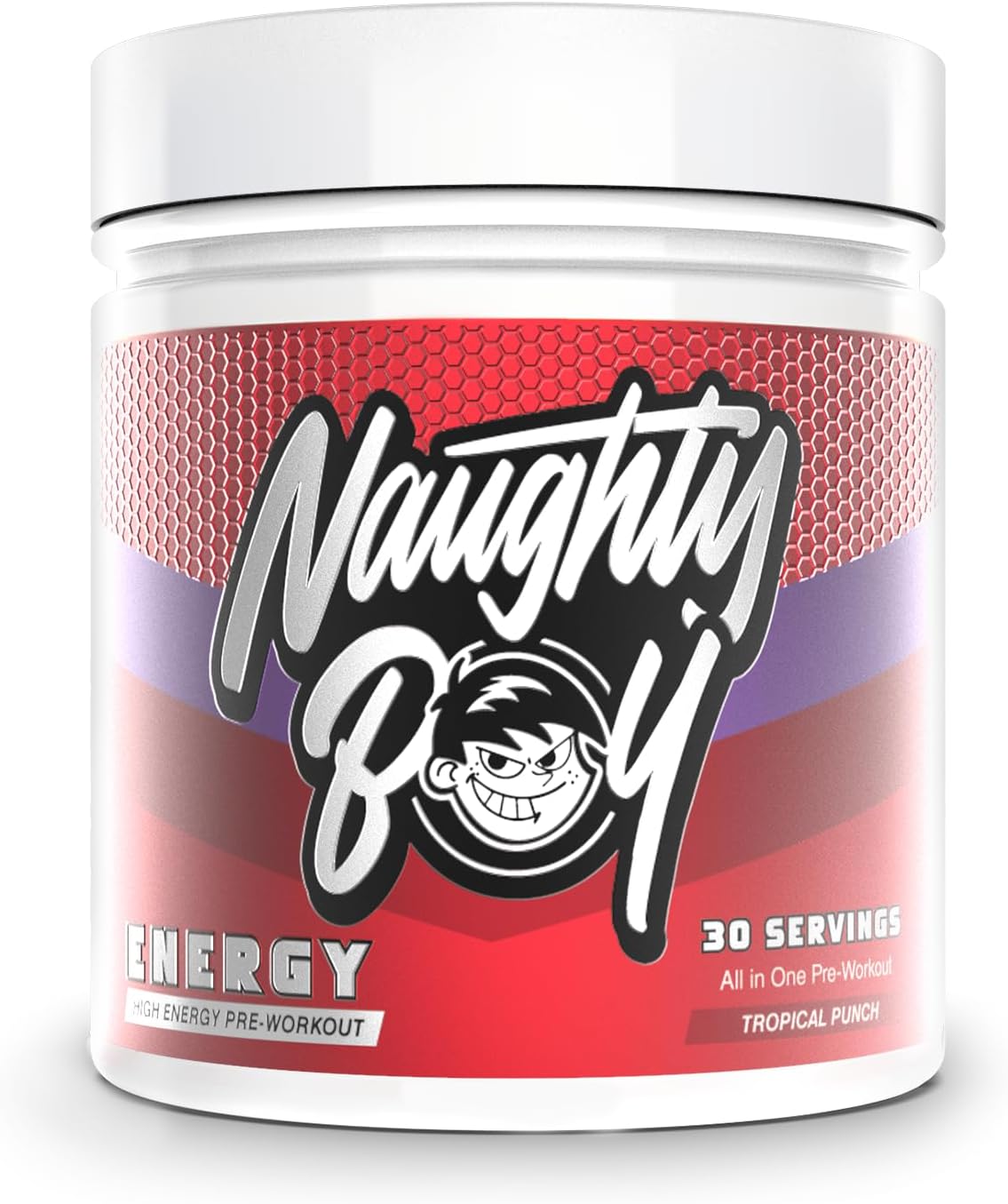 Naughty Boy High Energy Pre Workout Powder with Beta Alanine