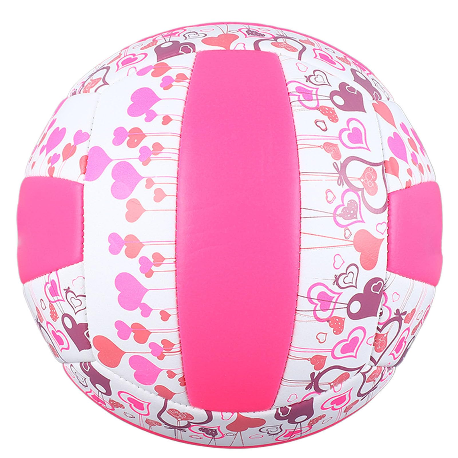 Size 5 Training Volleyball, Lightweight PU Indoor Volleyball Pink Multipurpose for Beginners for Training