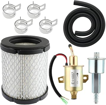 149-2311 Fuel Pump Tune Up Kit Compatible with Onan Cummins Generator 4000 4KW RV A029F889 E11007 Microlite Microquiet Generators Parts, with 1403280 Air Filter and 149-2457 Fuel Filter