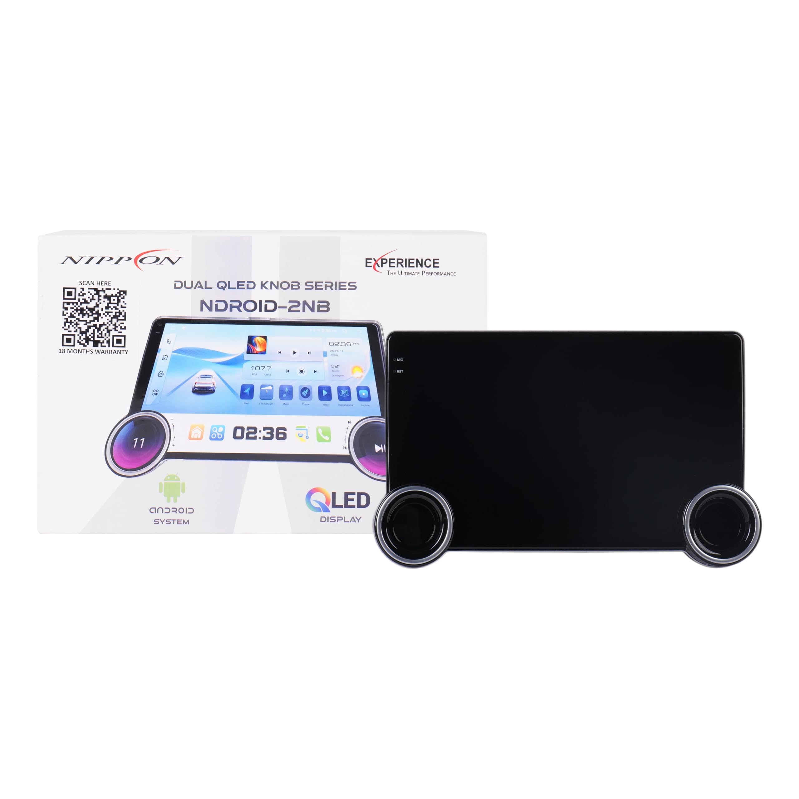 Nippon 9 inch NDROID with Double KNOB 2/32 GB Multimedia Player with QLED InCell Screen Wireless CarPlay and Android Auto Via T-Link, GPS, BT 5.2. WiFi 5.0GHz, FM, AHD-image-47
