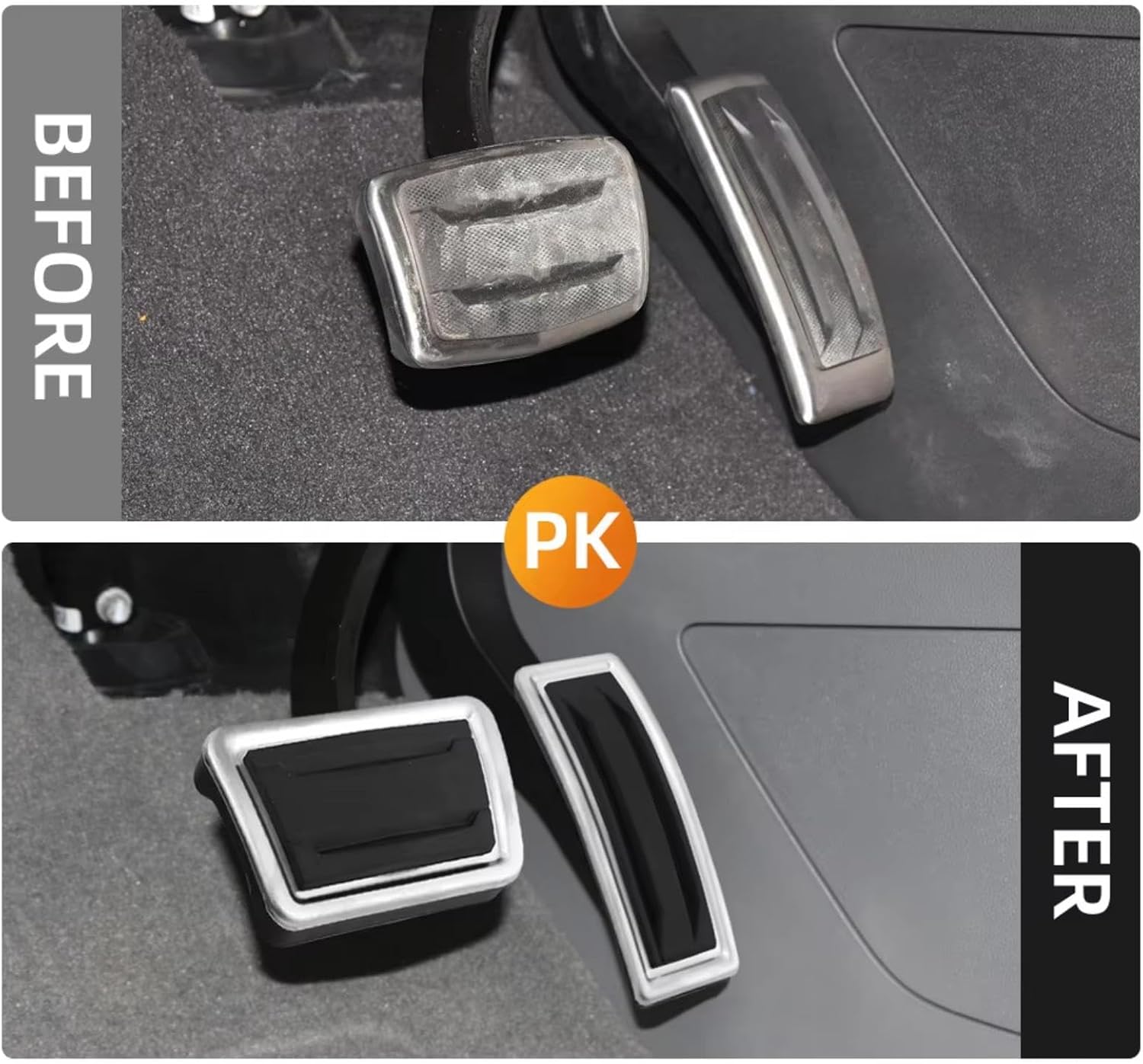 Fit for Cadillac XT5 2016-2024, Car Pedal Cover, Multifunction Car Gas Brake Accelerator Brake Pedal Covers Accessories
