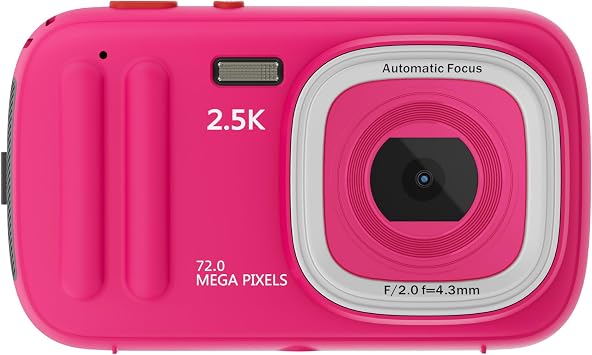 Digital Camera with 64MP High-Resolution CMOS Sensor,Video Recording Capability, for Content Creators, No Card