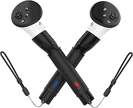 BHYS® - VR Game Handle Compatible for Meta Quest 3 / 3S for games like Cricket, Gorilla Tag, Tennis, Badminton...