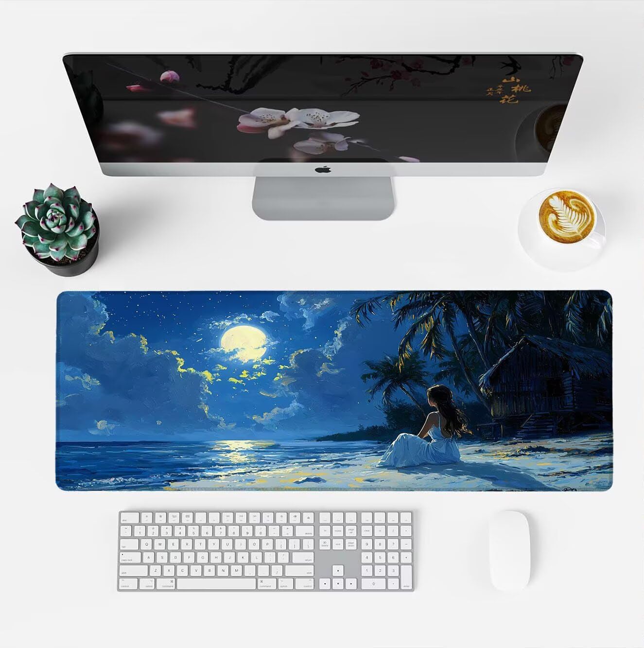 Podkładka pod mysz, podkładka pod mysz XXL 1200 x 600 mm podkładka pod mysz dla graczy, wodoodporna gumowa podstawa, duża, podkładka pod mysz do gier szyte krawędzie wodoodporna antypoślizgowa, domowa