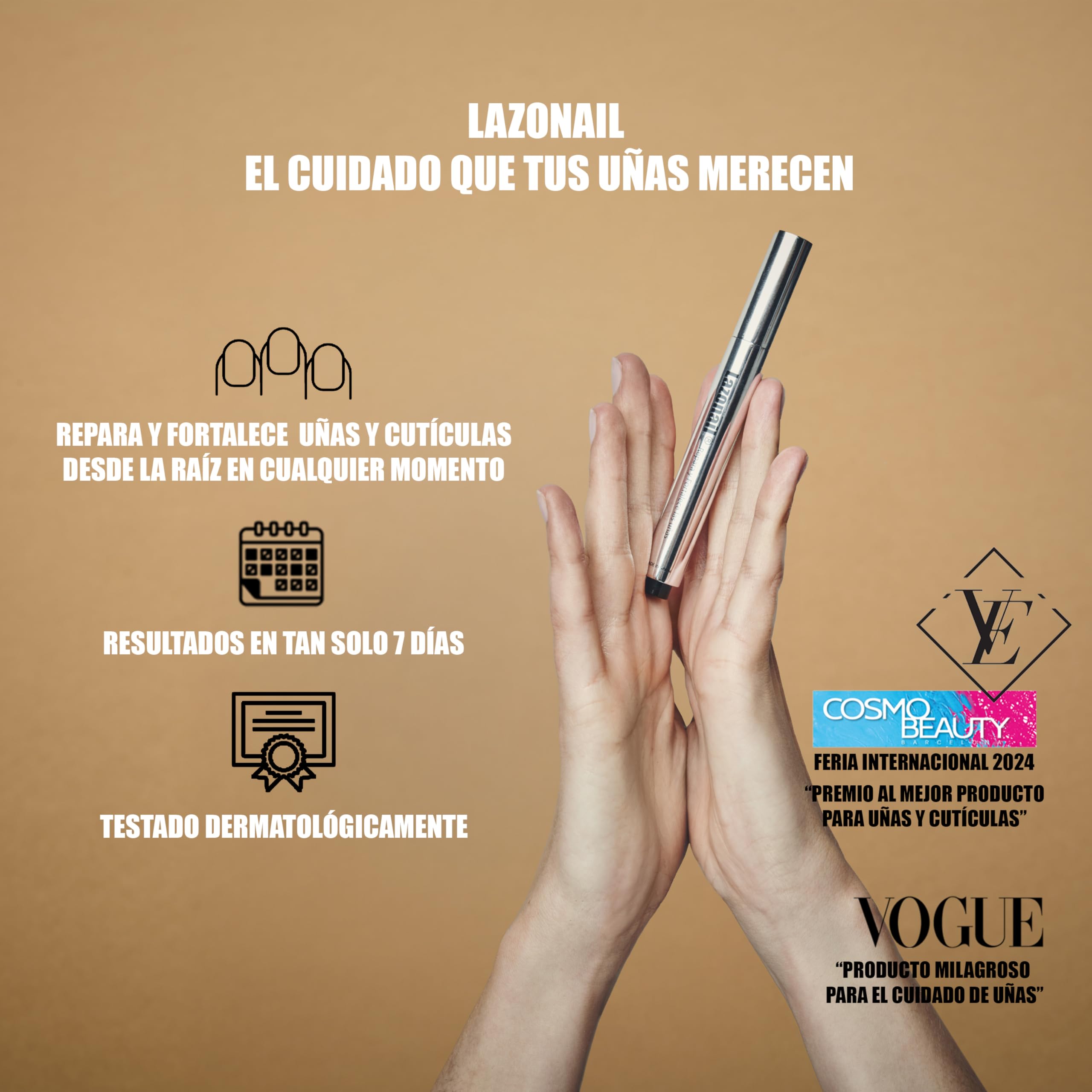 Gel reparador y fortalecedor de uñas y cutículas | Resultados en 7 días | Hidrata, endurece y da brillo | Eficaz con o sin esmalte | 3 ml