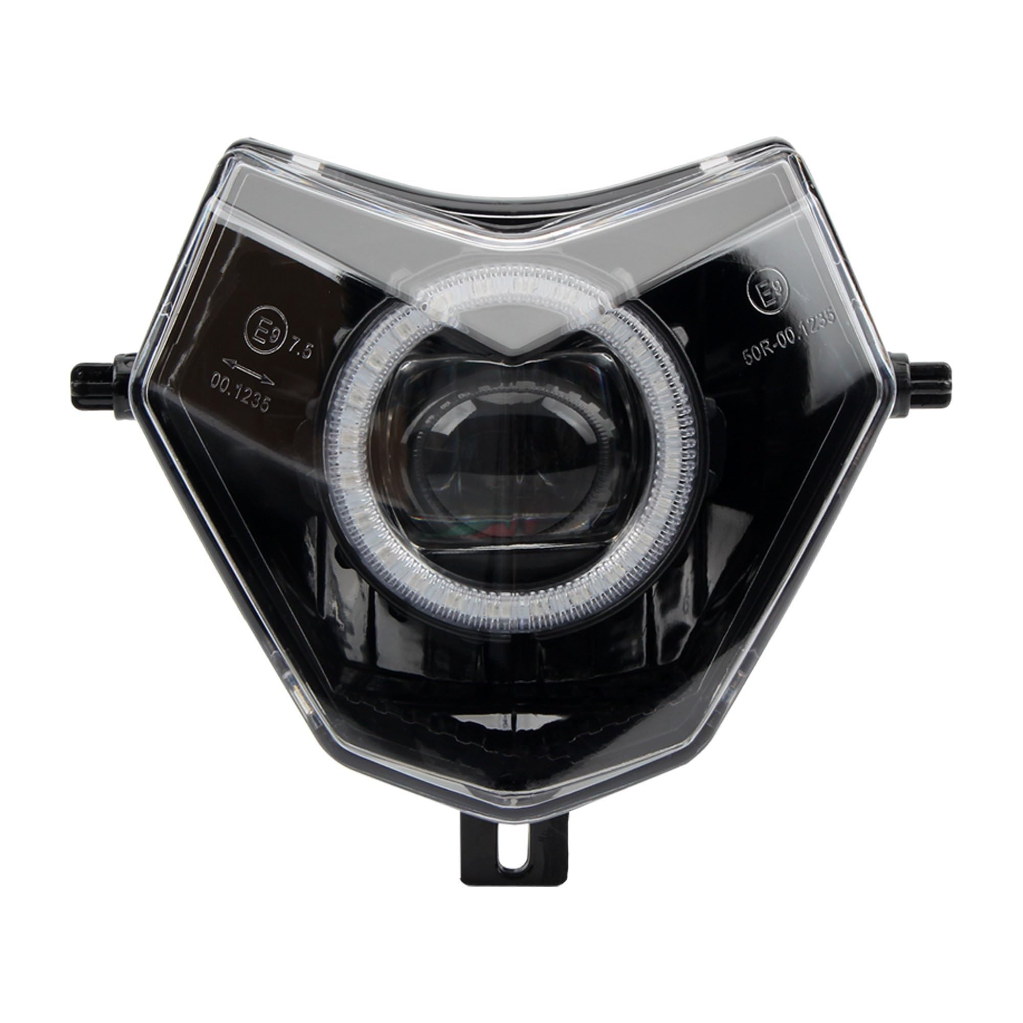 Faros Motocicleta para Faros Motocicleta para Sherco LED Antiniebla | Para faros de motocicleta Para Sherco aplicación LED Ojos de Ángel de apertura controlada por Bluetooth
