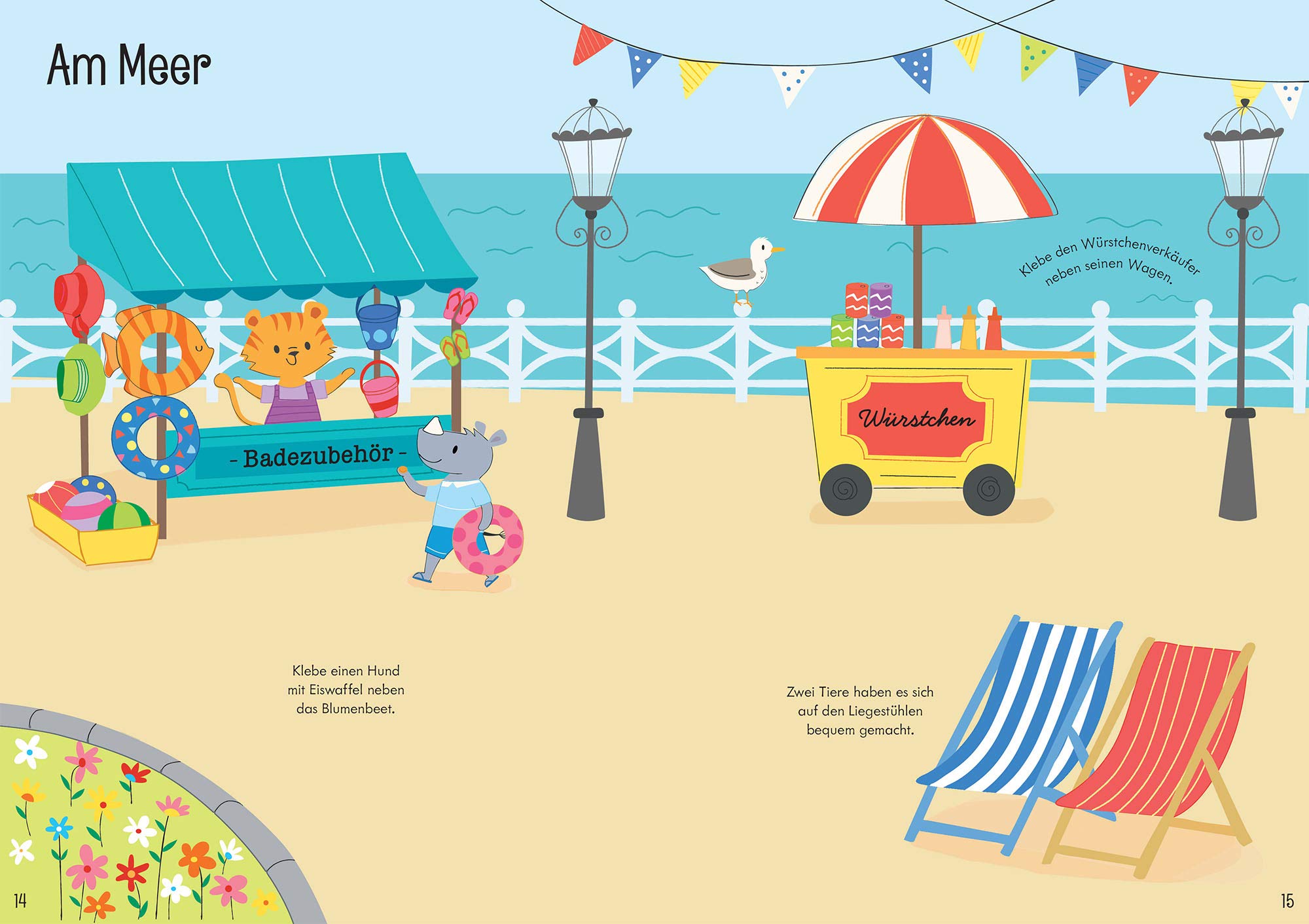 Mein Immer-wieder-Stickerbuch: Im Sommer