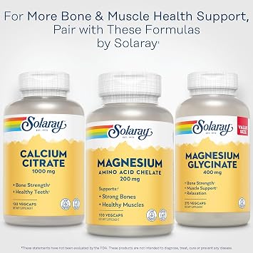 SOLARAY Magnesium Amino Acid Chelate 200 mg, 100 VegCaps