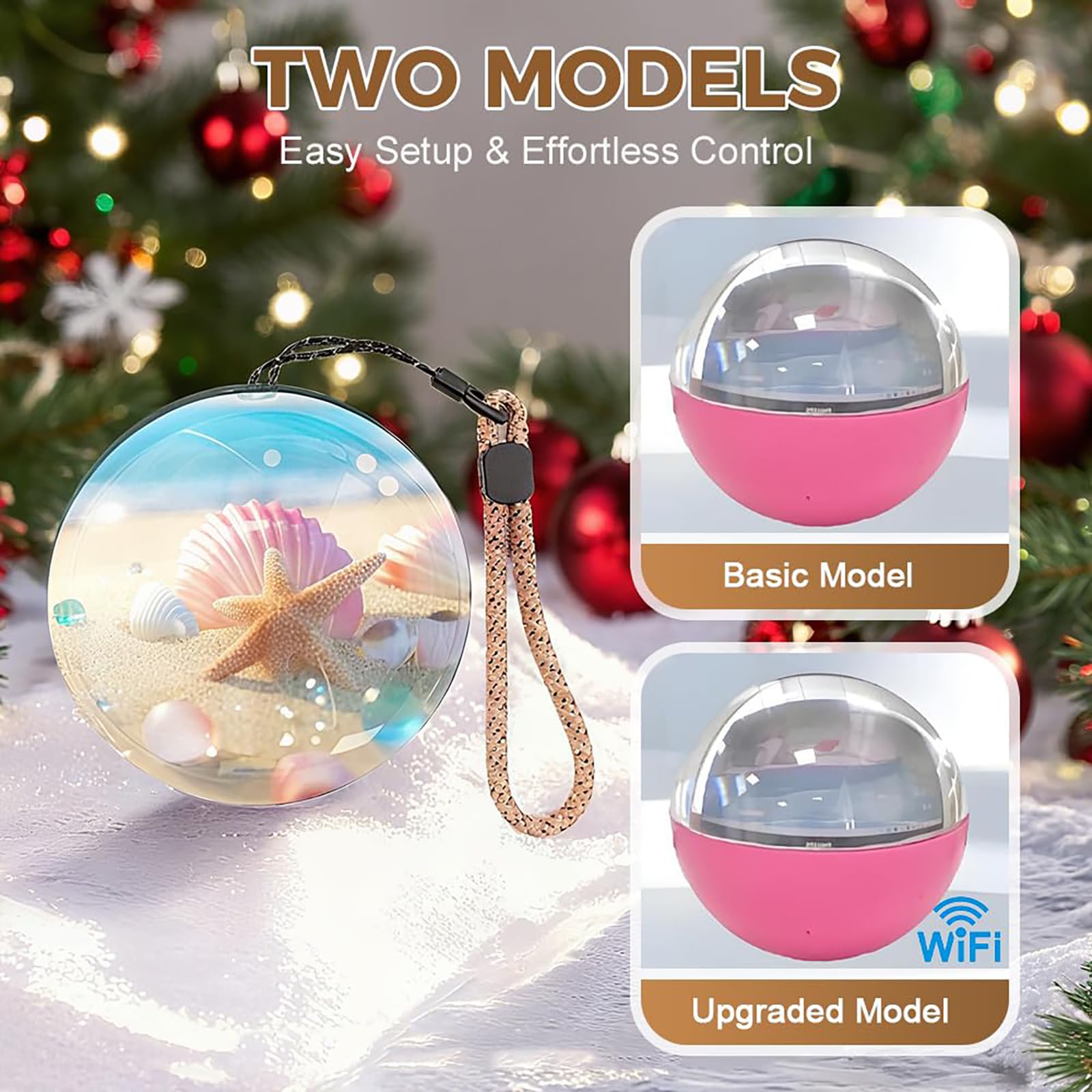 Bola de cristal 3D con pantalla digital, bola de ultrasonido personalizada, compatible con WiFi, soporta la carga de videos y fotos, ideal para aniversarios, cumpleaños, bodas