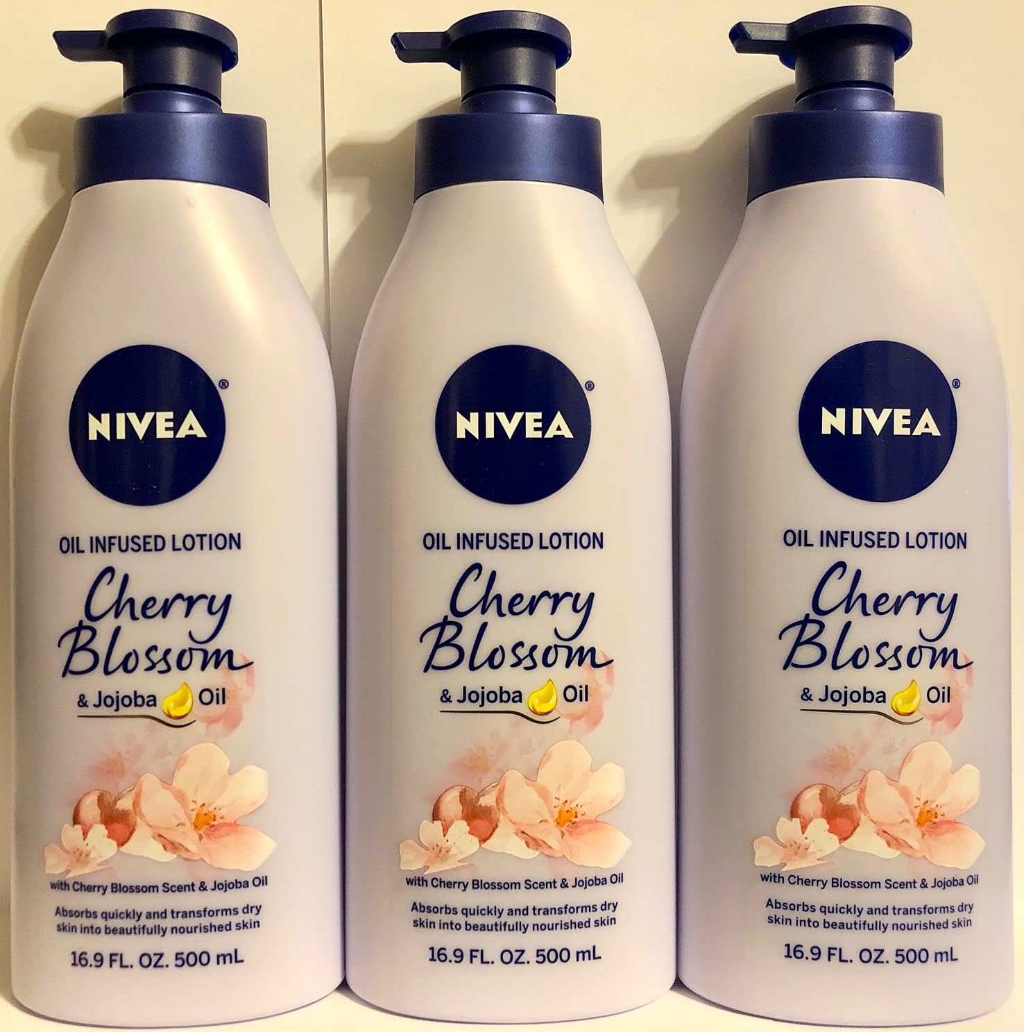Nivea Oil Infused Body Lotion Cherry Blossom & Jojoba
