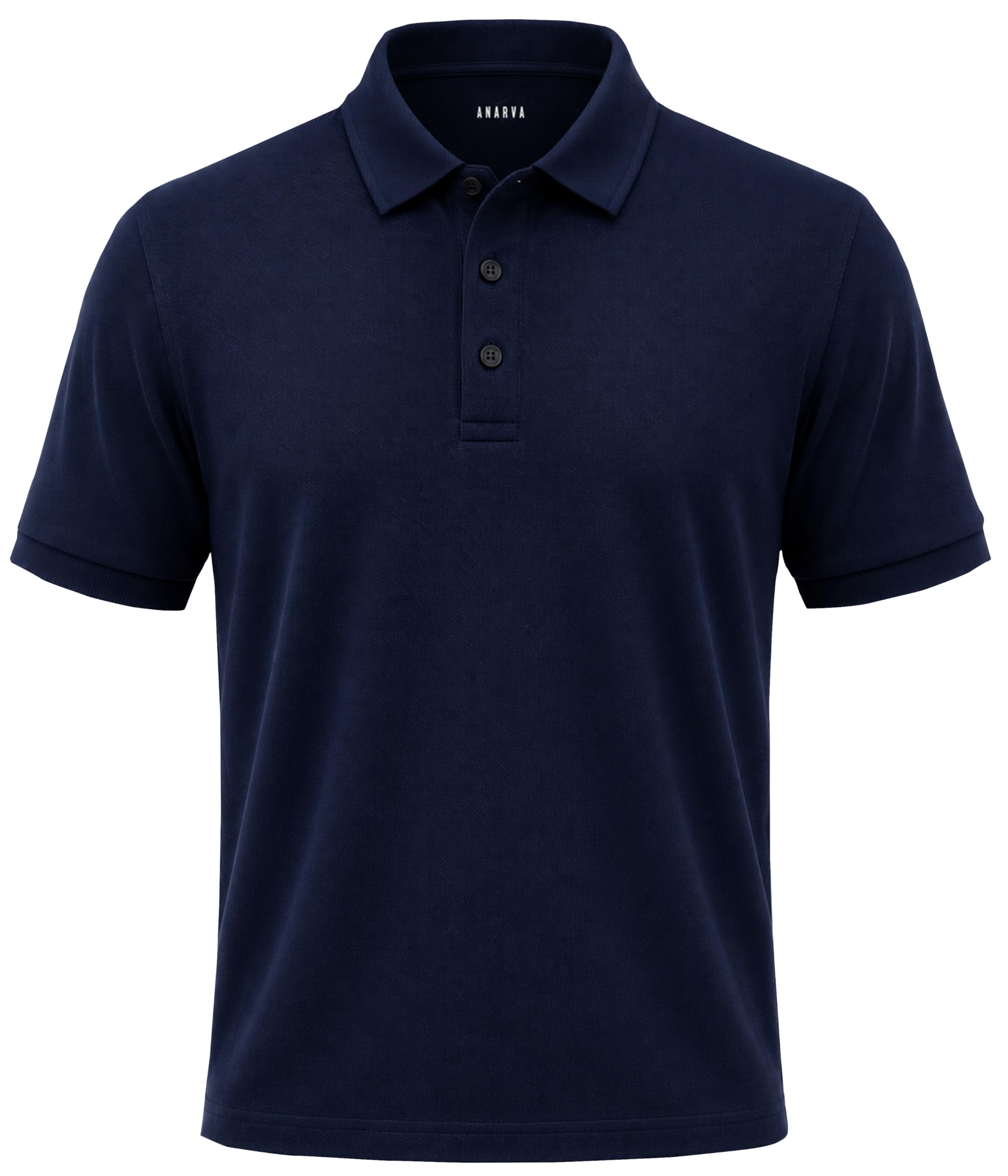 amazon brand - anarva Men’s Premium Polo T Shirt | Cotton Casual Solid Collar Neck Half Sleeve T-Shirt for Men | Regular Fit Stylish Everyday Wear-picture-36