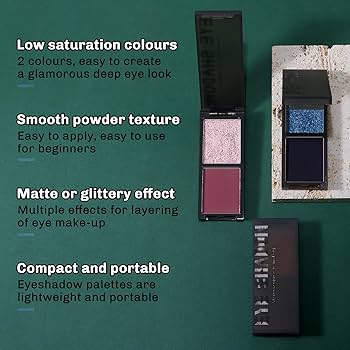 Amazon.co.jp: Boobeen スモーキーアイシャドウパレット