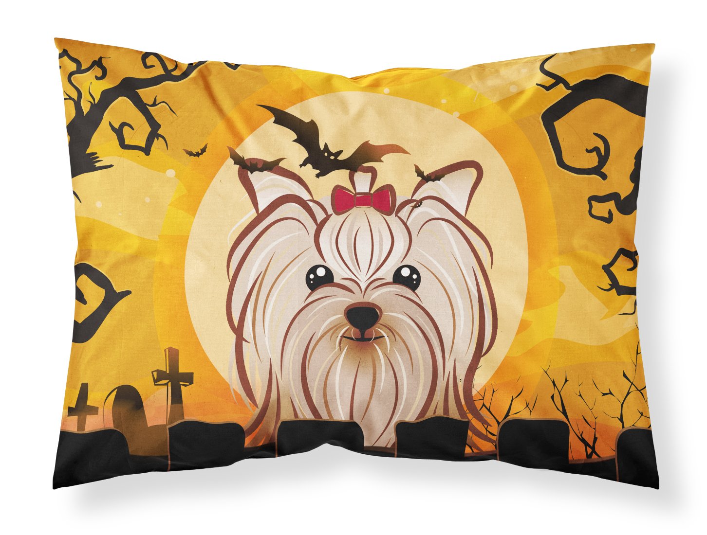 Taie d'oreiller Yorkshire Terrier le cadeau d'Halloween idéal pour passionnés de chiens