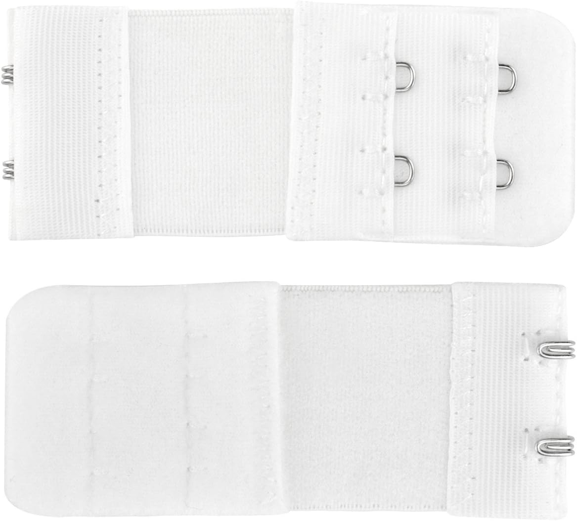 Bra Extender 3 Pcs Elastic Lingerie Extenders 2 Hooks 2 Rows Extension Strap