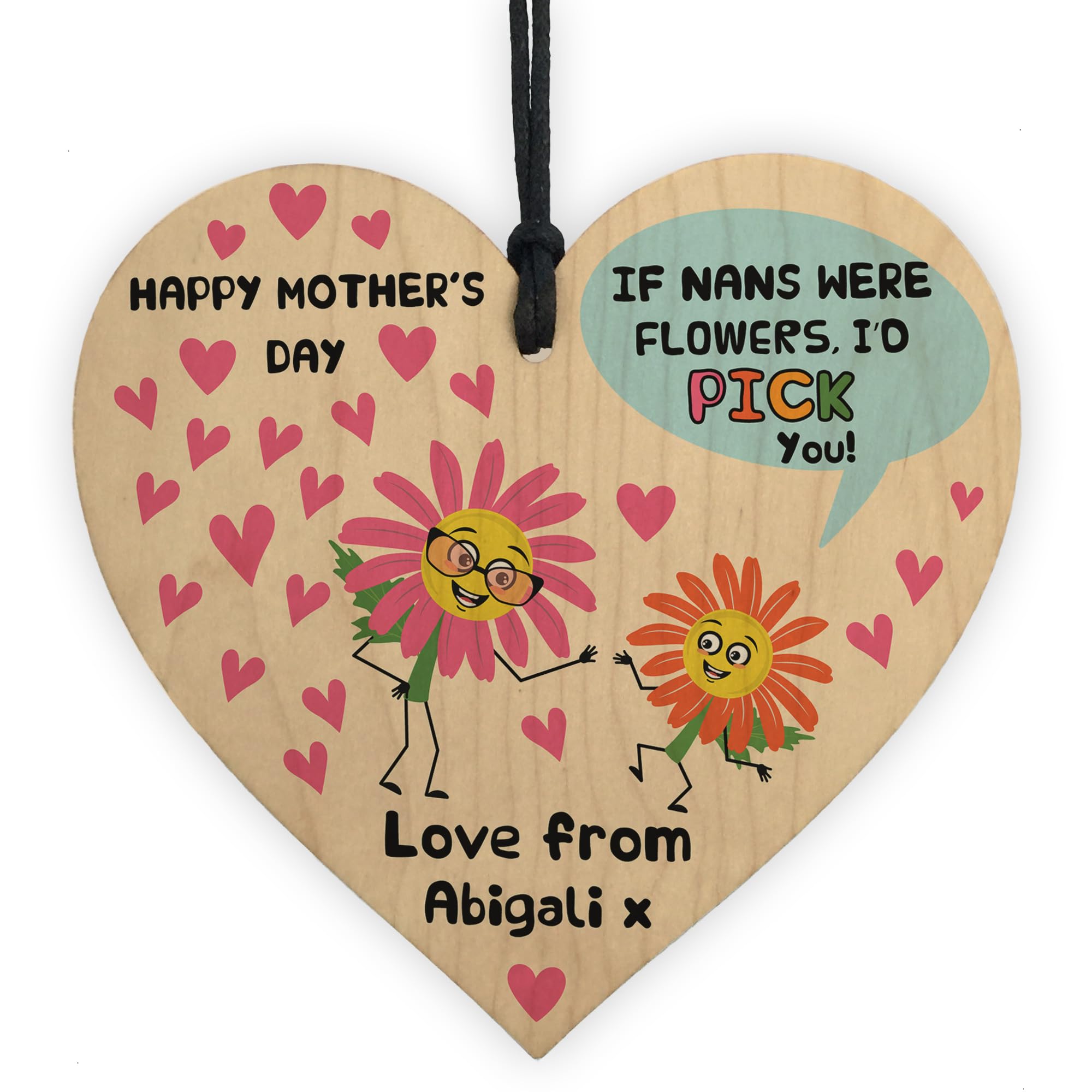 Red Ocean Mothers Day Gift For Nan, Id Pick You Nan Gift, Personalised Gift For Nan, Nanny Gift, Thank You Gift For Nan, Grandparent Gifts, Gift For Her, Gift From Grandchildren