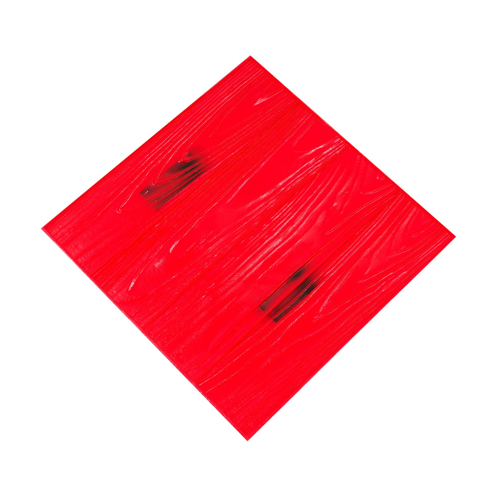 40 x 40 cm, herramienta de sello de hormigón, placa de estampación, textura DIY, forma de pared de hormigón, sello portátil de poliuretano mate con asas para paredes y suelos.
