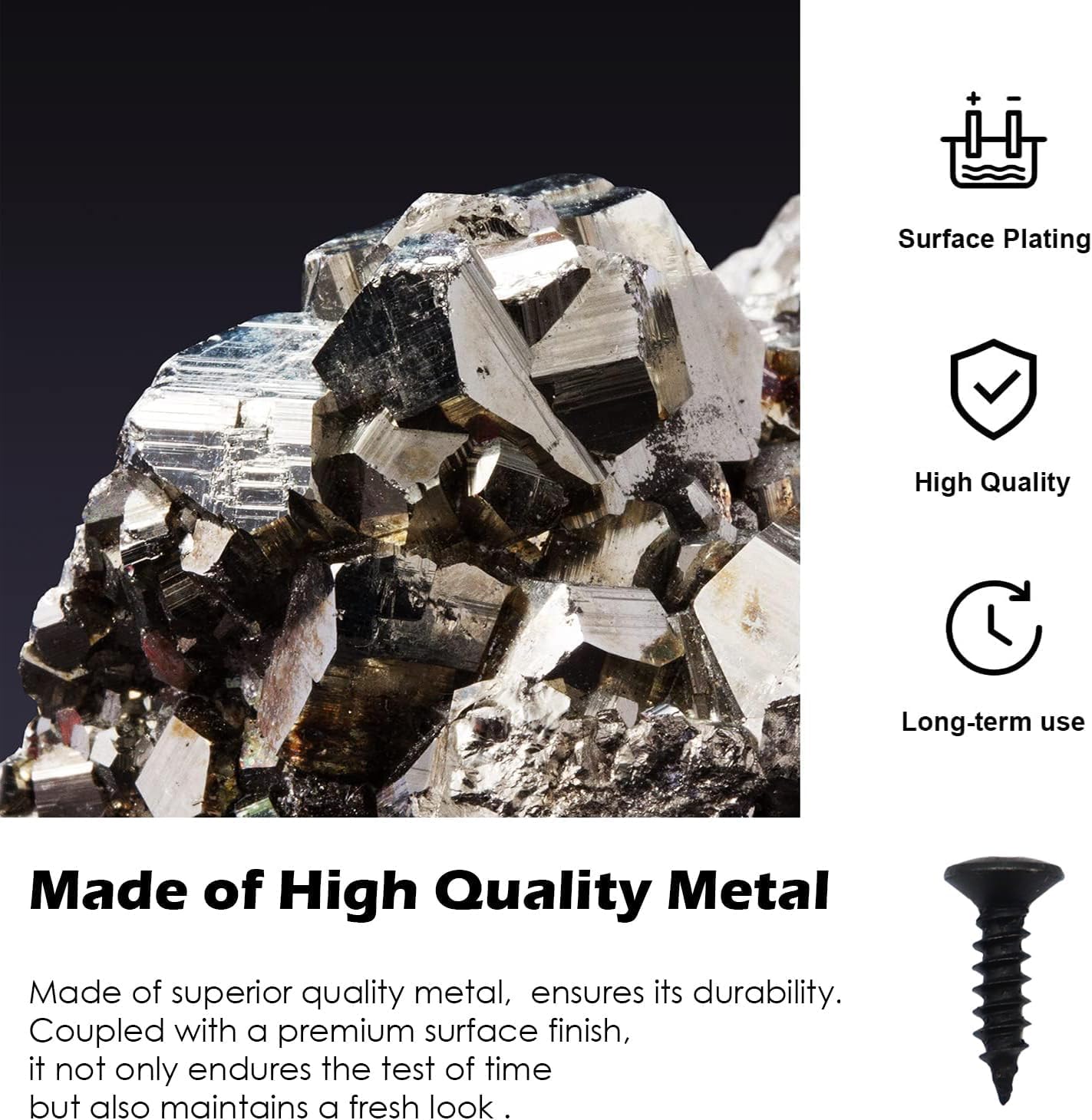 50 Viti Per Battipenna Per Chitarra, In Rame Rosso, 3 Mm - Foto 2