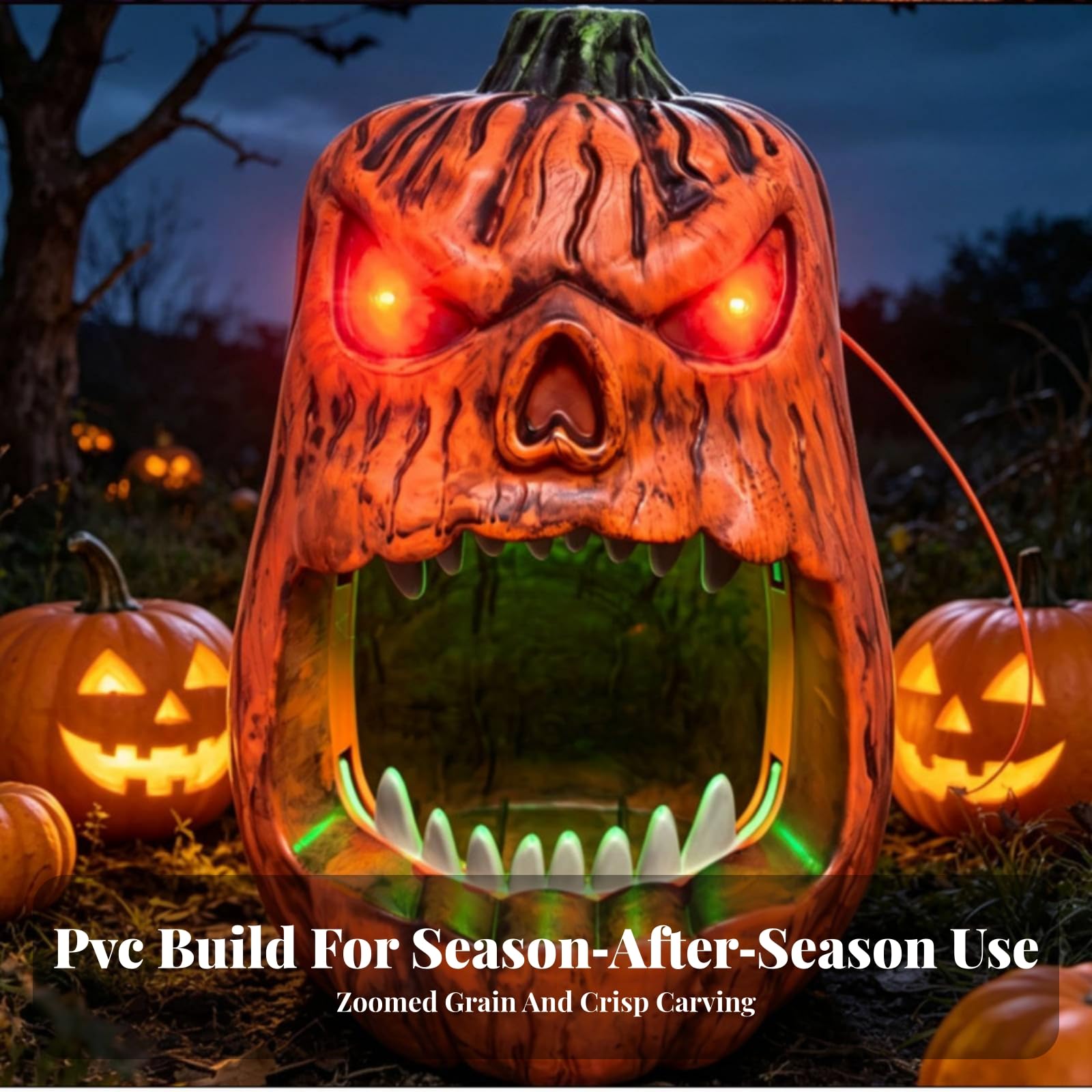 Zucca di Halloween con Spaventoso Festiva, Creativa, Decorazione, per Ingresso