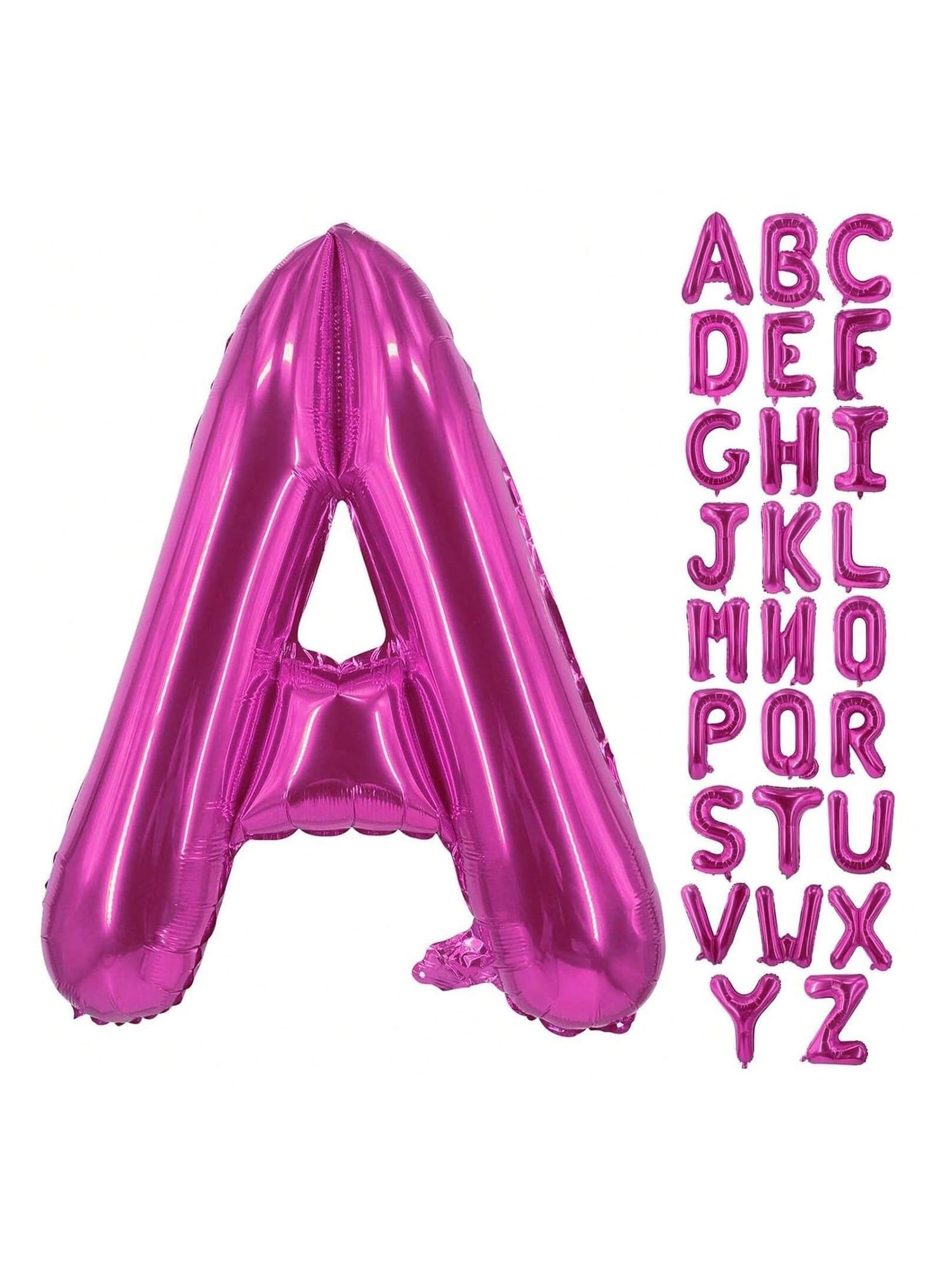 Folienballons, A-Z, 101,6 cm, Buchstabenballon, groß, riesig, Helium, für Geburtstag, Abschlussfeier, ShowrParty, Dekoration, 26 Stück