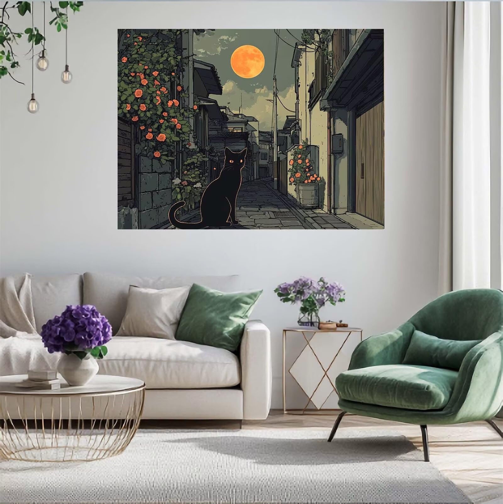 Puzzle kot, 1500 elementów, puzzle uliczne dla dorosłych, z pudełkiem na prezent, duże drewniane puzzle dla dorosłych, gra zręcznościowa dla całej rodziny, prezenty dla kobiet, 87 x 57 cm, 894y