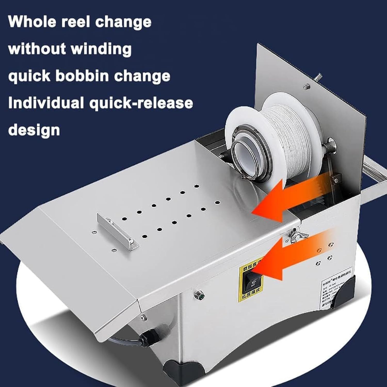 Electric Sausage Binding Machine,200W Electric Sausage Tying Machine,Stainless Steel,for Commercial Restaurant Kitchen Home Use,Sausage Stuffer