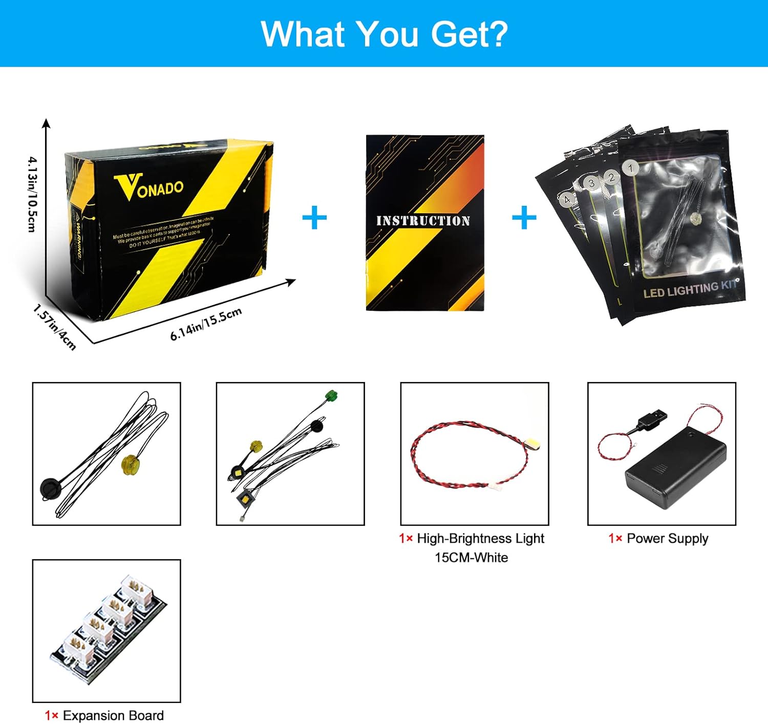 VONADO Led Light Kit Compatible with Lego Downtown Noodle Shop 31131 for Adults