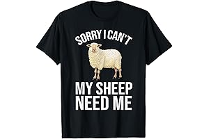 Cute Sheep Design for Men Women Farm Animal Sheep Lovers T-Shirt