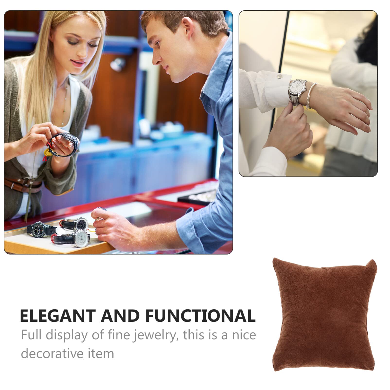 20 Pcs Cuscino Per Orologio Velluto Espositore Gioielli La - Foto 10