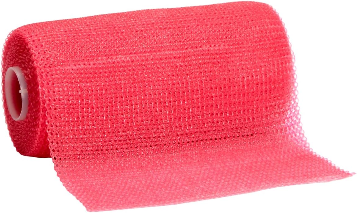 3M Scotchcast 82004X Plus Casting Tape, Bright Pink 4" x 4 Yard (Pack of 10)