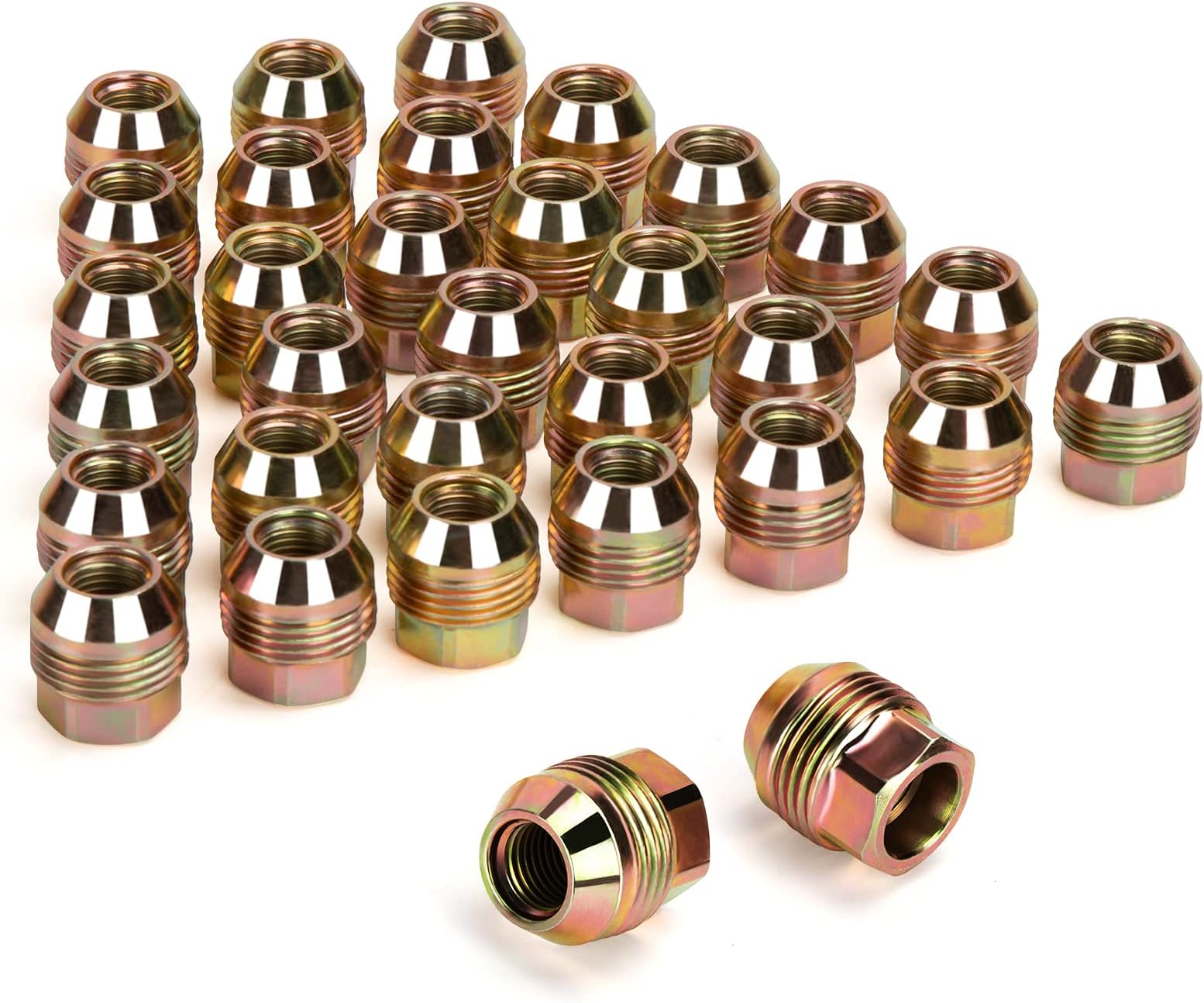 dynofit 14mmx1.5 OEM/Stock/Factory Lug Nuts for C2500(Suburban) C3500, Express 3500 K3500 Silverado 2500(HD) 3500 Suburban 2500, M14x1.5 Wheel Lugnuts for Savana 2500/3500 Sierra 2500/3500HD