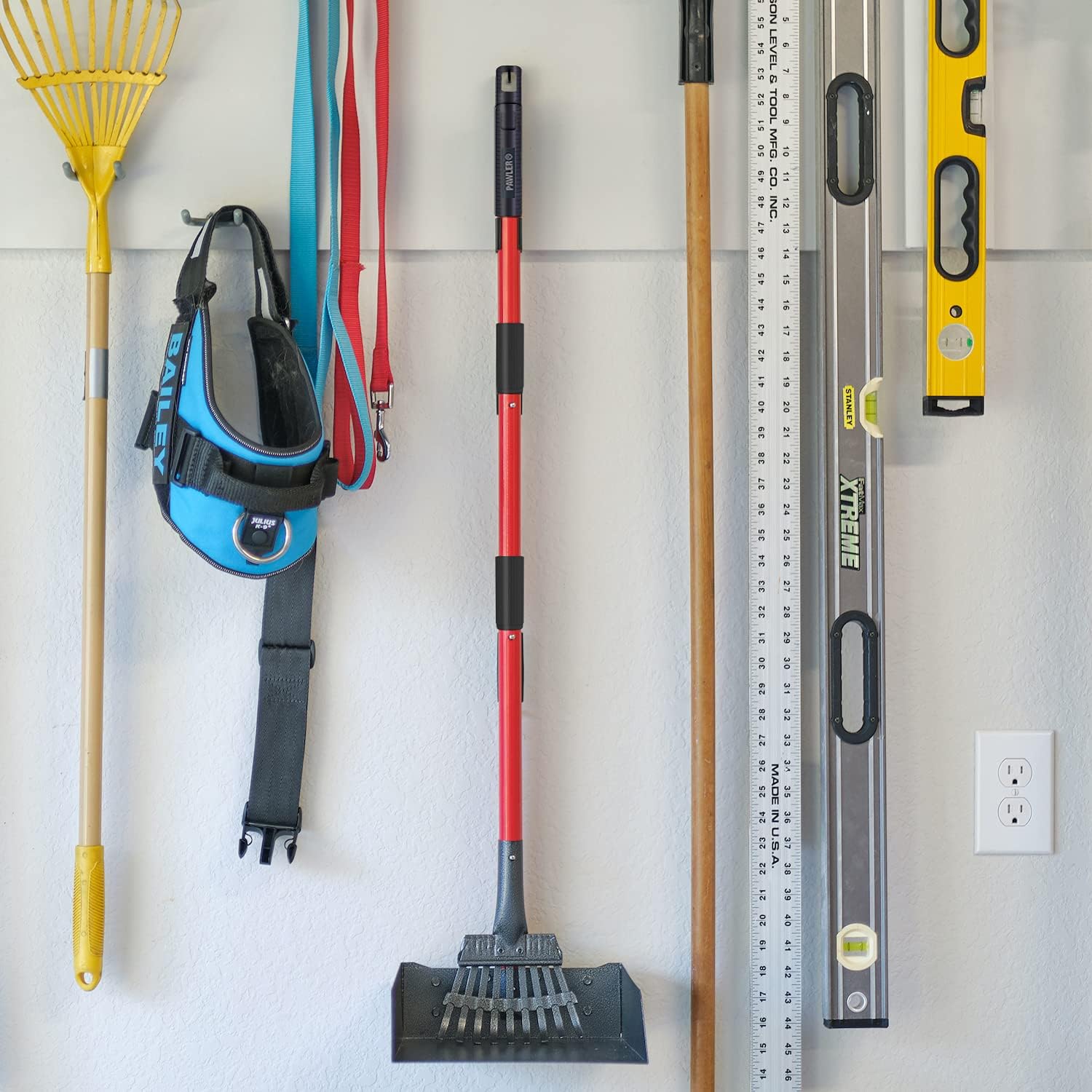 Pawler Bigger Dog Pooper Scooper for Large and Small Dogs, Easy to Use Rake and Tray Heavy Duty Set for Pets, Great for Lawns, Grass, Dirt, Gravel : Pet Supplies