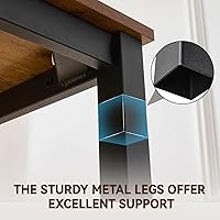 Vista 4 de Escritorio para computadora con cajón, escritorio grande de trabajo para oficina en casa de 63 pulgadas, escritorio moderno para computadora