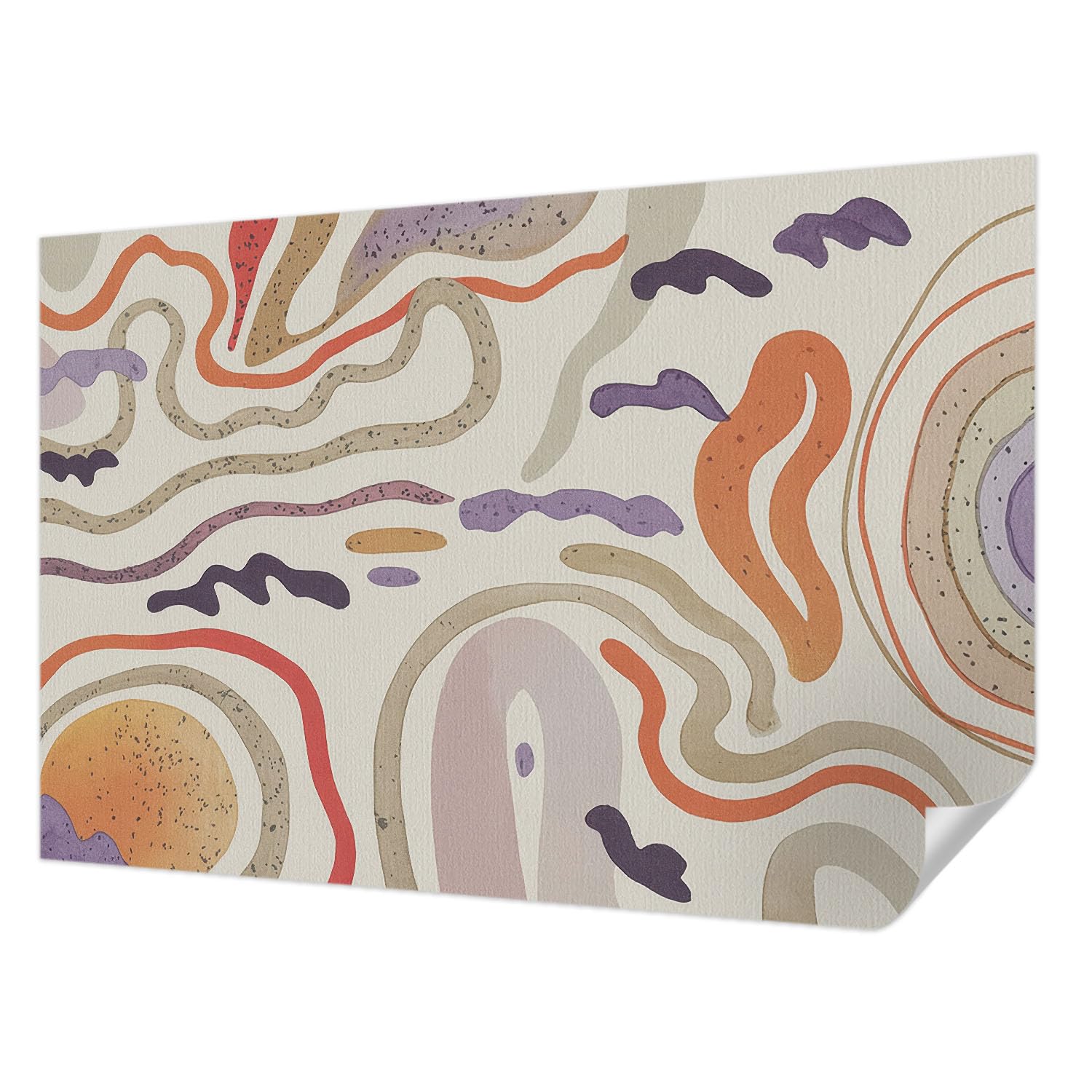 Papier peint autocollant anti-tache Tulup pour relooker un mur abîmé sans colle