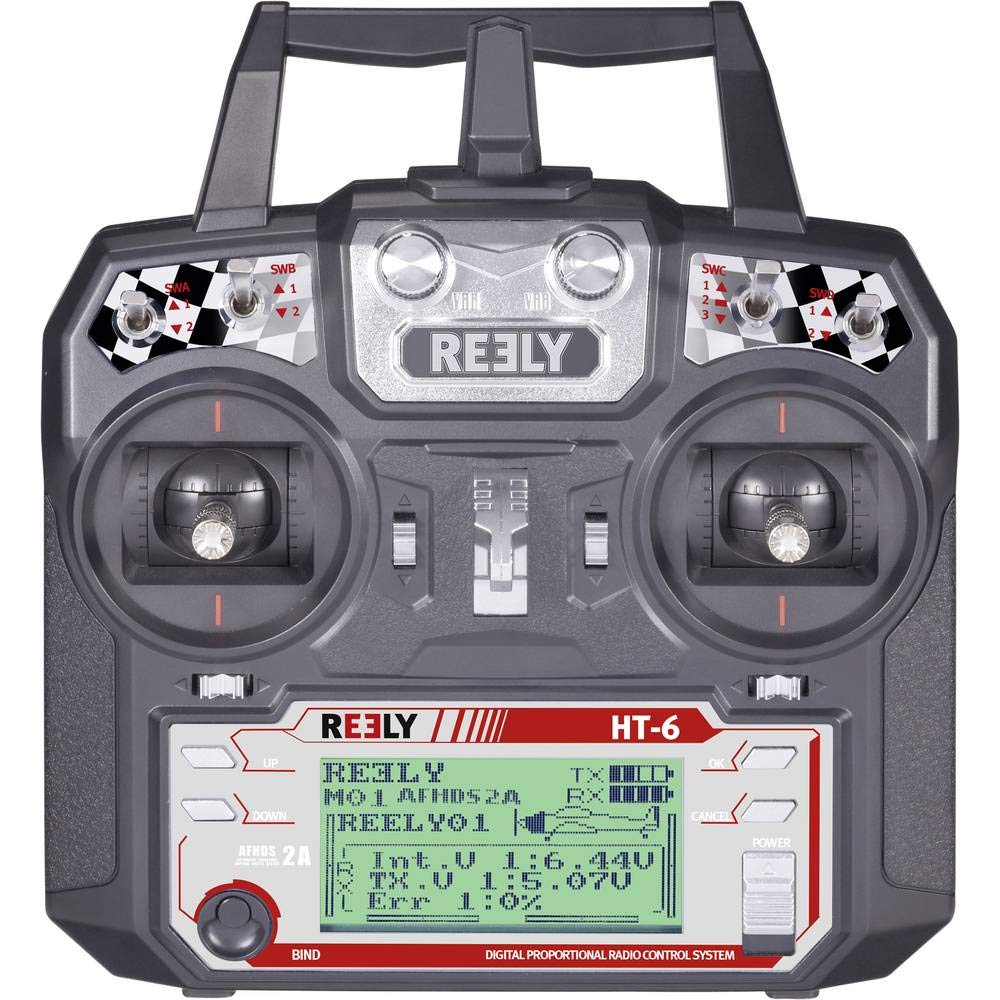 Reely HT-6 Hand-Fernsteuerung 2,4 GHz Anzahl Kanäle: 6 inkl. Empfänger