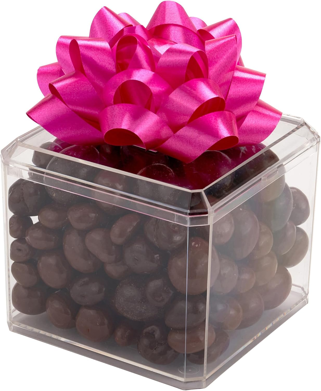 Pioneer Plastics 028C Clear Square Plastic Container, 3.75" W x 3.0625" H, Pack of 12