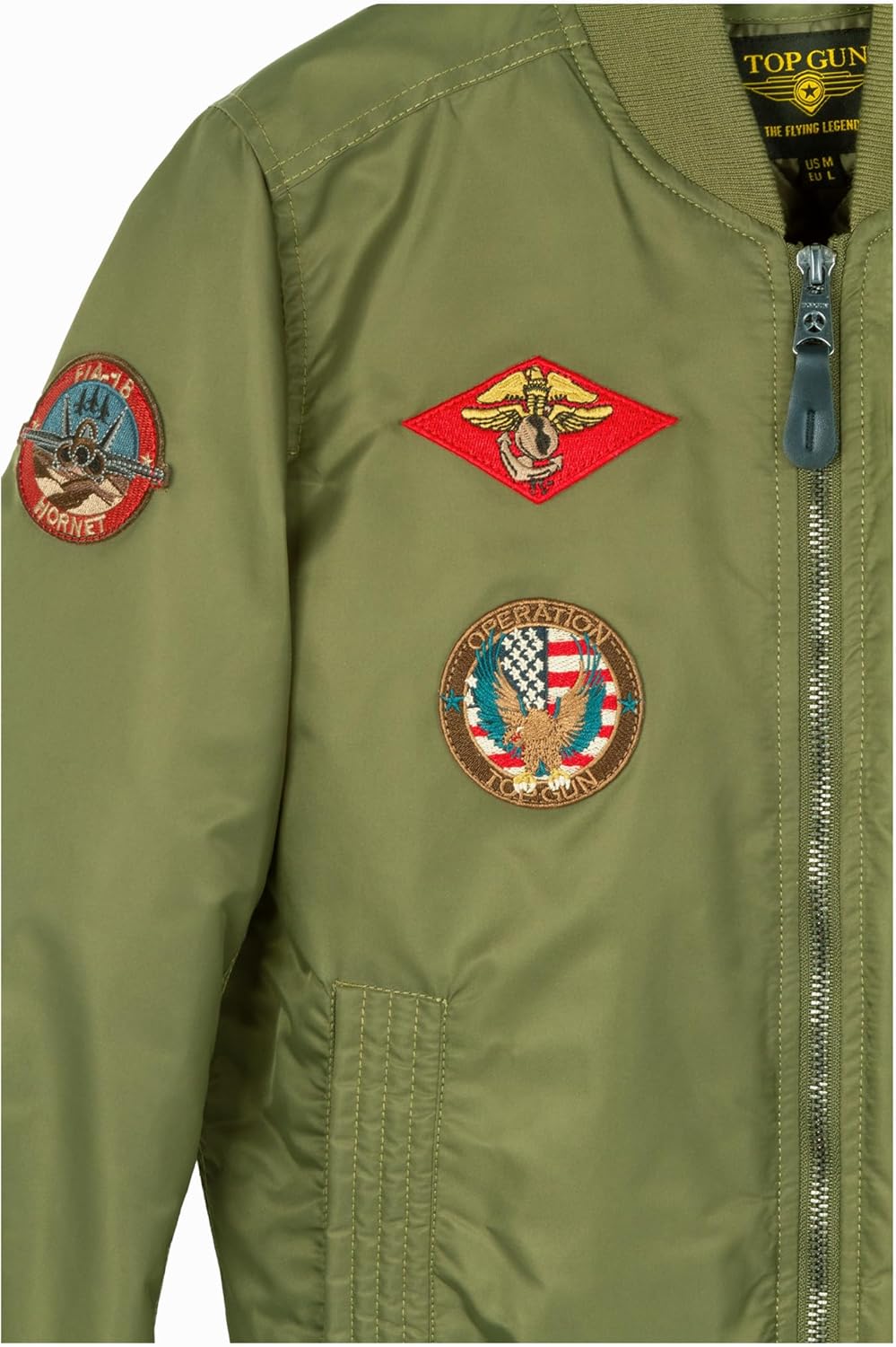 TOP GUN Official Miss MA-1 Bomber Jacket with Patches