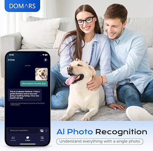 Miniatura 3 de Lentes inteligentes AI para hombres y mujeres, lentes de cámara de 8 MP con reconocimiento de IA, grabación de video 1080P, traducción en tiempo