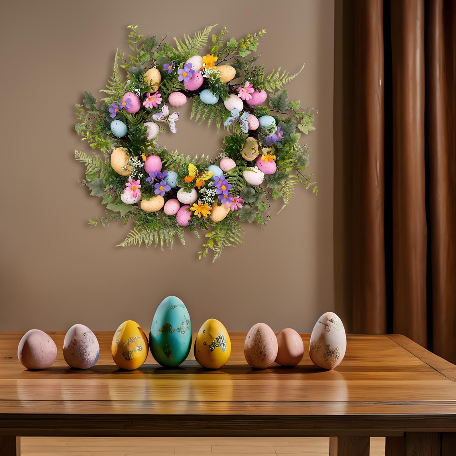 Ghirlanda di Uova di Pasqua, Ghirlanda Pasquale per La Porta D'ingresso.