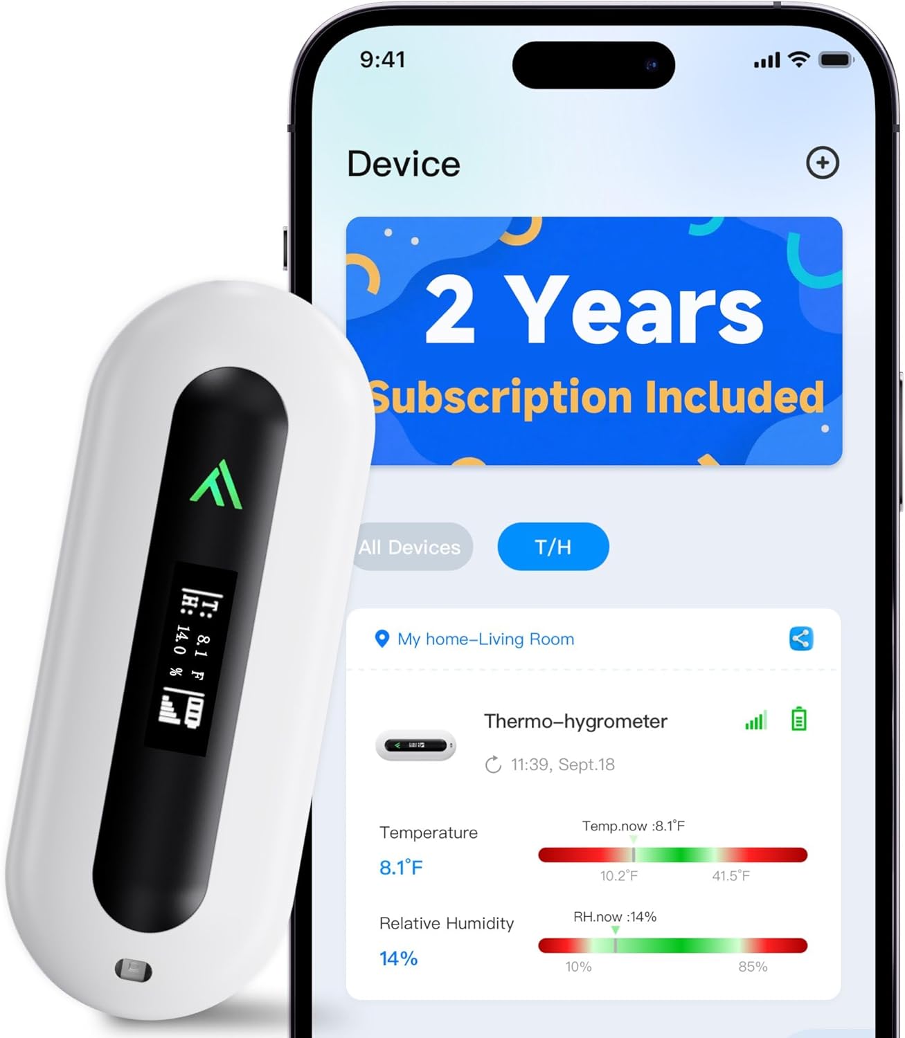 RV Pet Temperature Monitor - 4G Cellular Remote Monitor for Pets & Vacation Home | Instant Power Outage & Temp/Humidity Alerts | House, Server Room & RV Safety | Includes 2 Years of Service