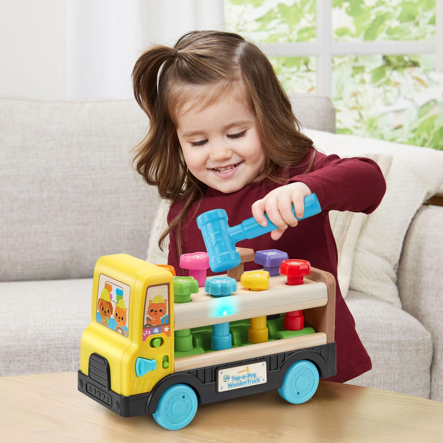 LeapFrog Tap-a-Peg Wooden Truck