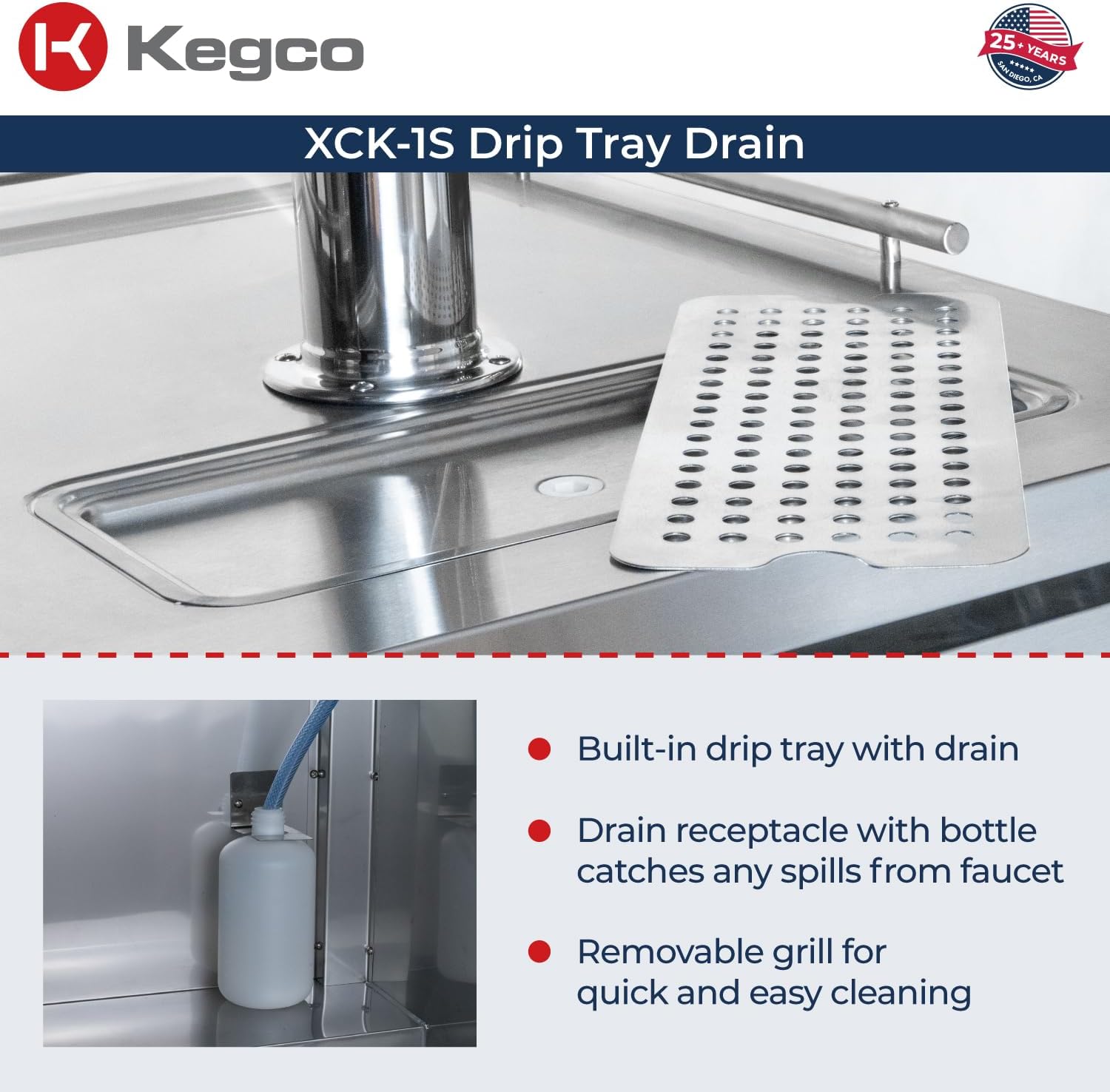 Kegco XCK-1S-3 Keg Dispenser