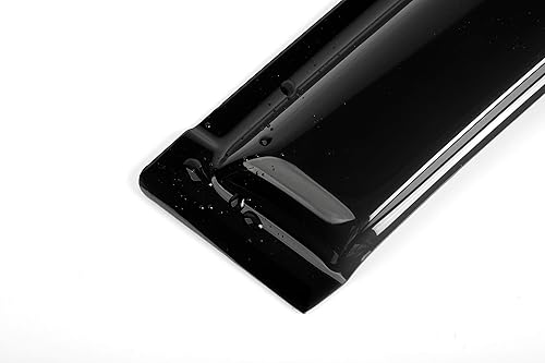 Miniatura 8 de Puermto Deflector de viento para ventana lateral, juego de 4 protectores de lluvia con cinta de canal, visera de ventana para Jeep Grand Cherokee