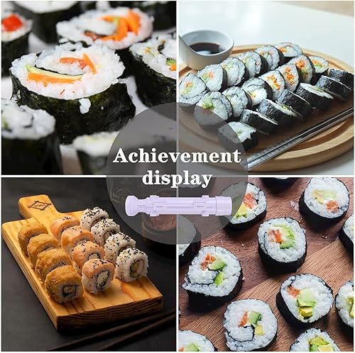 Miniatura 4 de Regalo para amigos y familiares, caja de regalo profesional Super Space Sushi Bazooka Upgrade Sushi Roller Mold Plástico de grado alimenticio