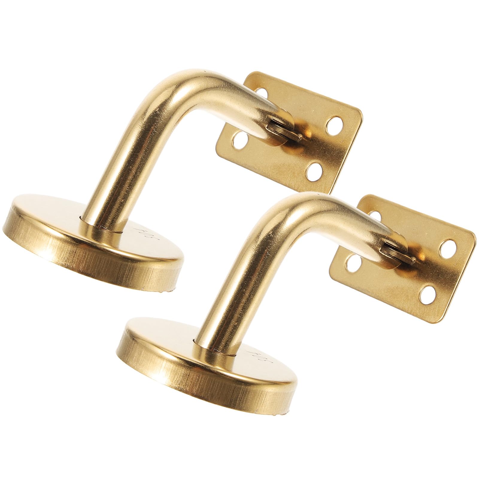 Soportes para pasamanos de escalera Kisangel en acero inoxidable y acabado oro
