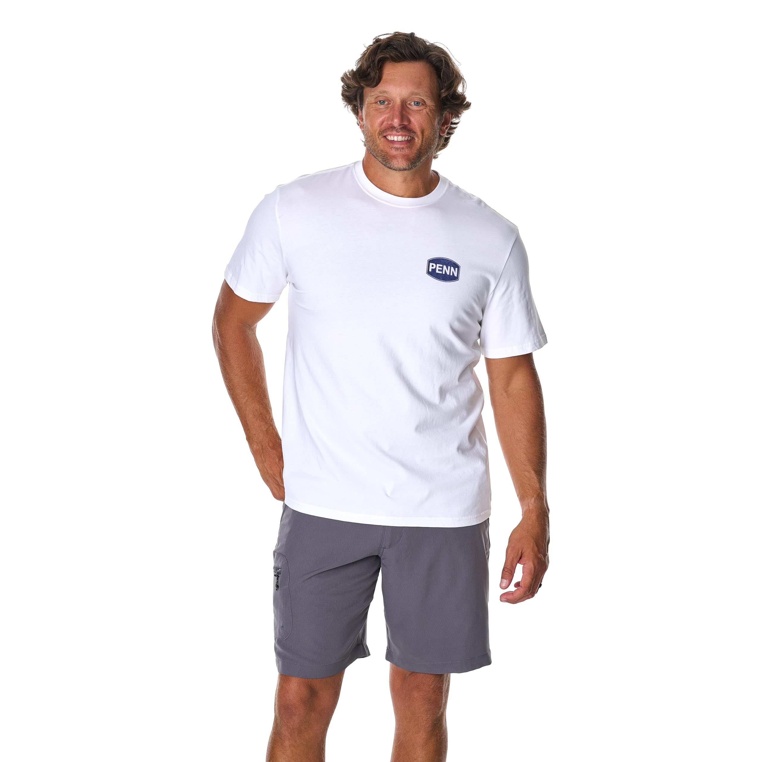 Penn Herren Malosi Gt Short Sleeve Fishing T-Shirt Angeln (1er Pack)