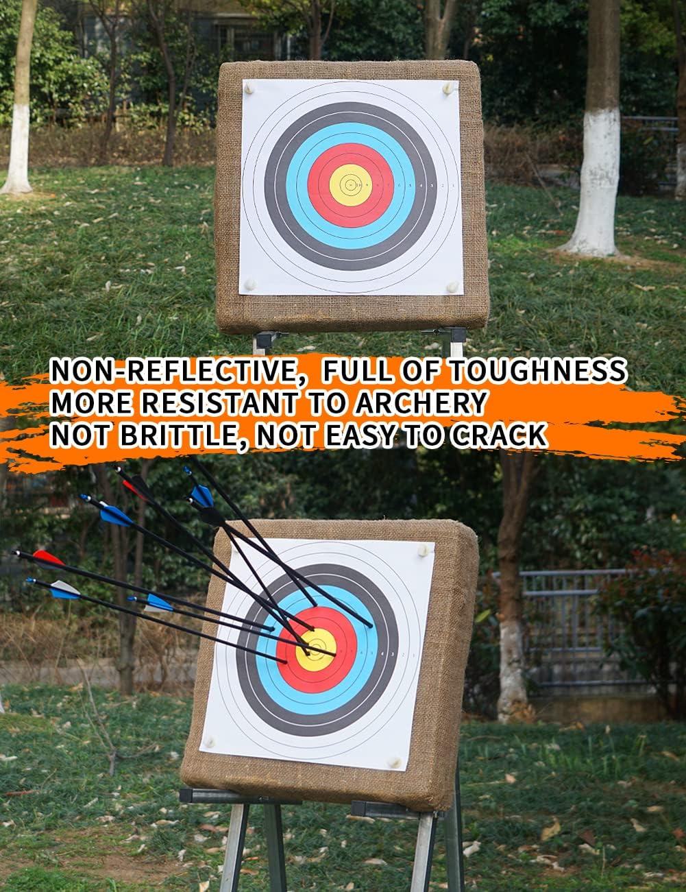 THREE ARCHERS 30pcs Targets Paper Standard Archery 40cm 10 Ring Bow and Arrow Targets for Hunting & Shooting Archery Accessories for Target Practice : Sports & Outdoors