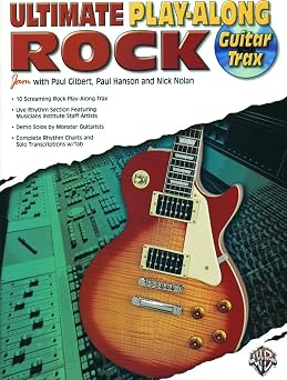 Ultimate Play-Along Guitar Trax Rock Book & CD